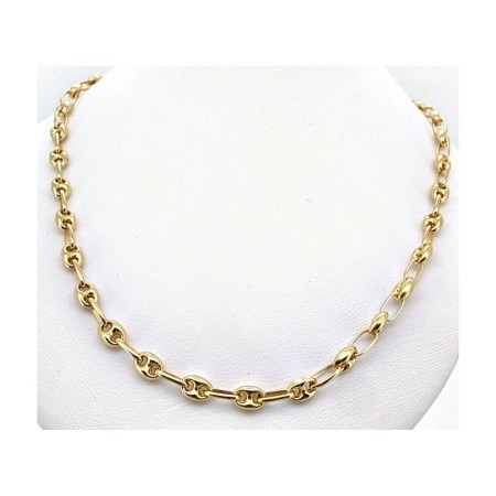 Cadena calabrote de oro 18k 60 cm